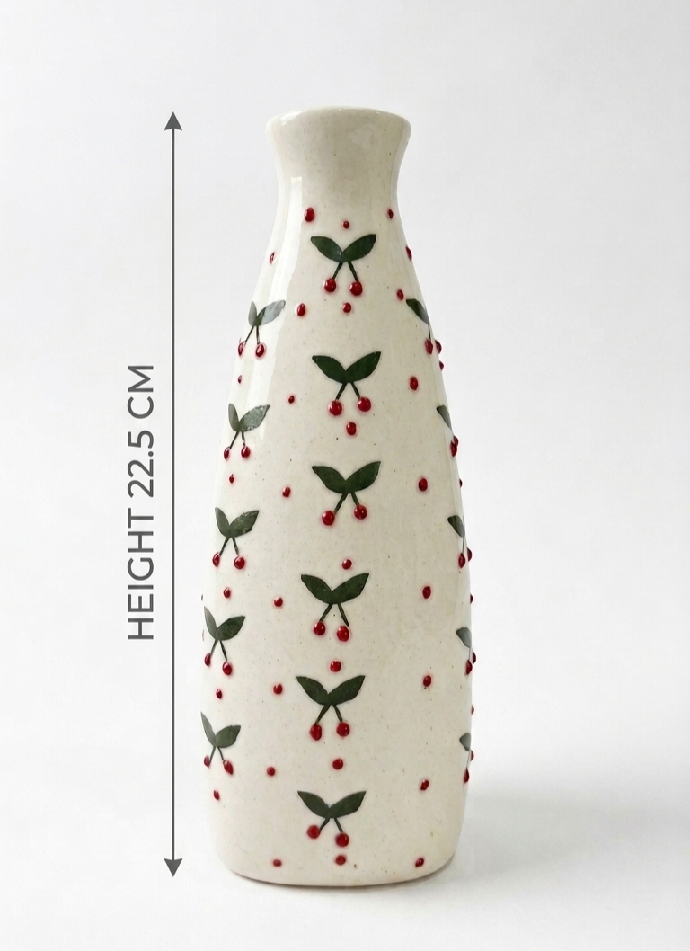 Cheery Triangular Vase Large view 2
