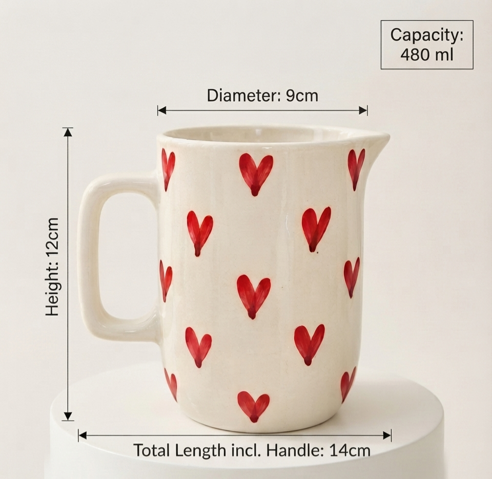 Cookrie Love Notes Ceramic Jumbo Mug view 4